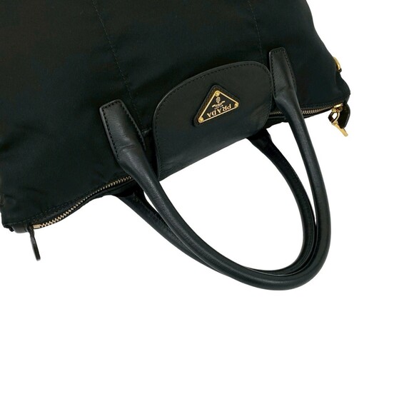 PRADA Black Leather Shoulder Bag - Picture 4 of 10